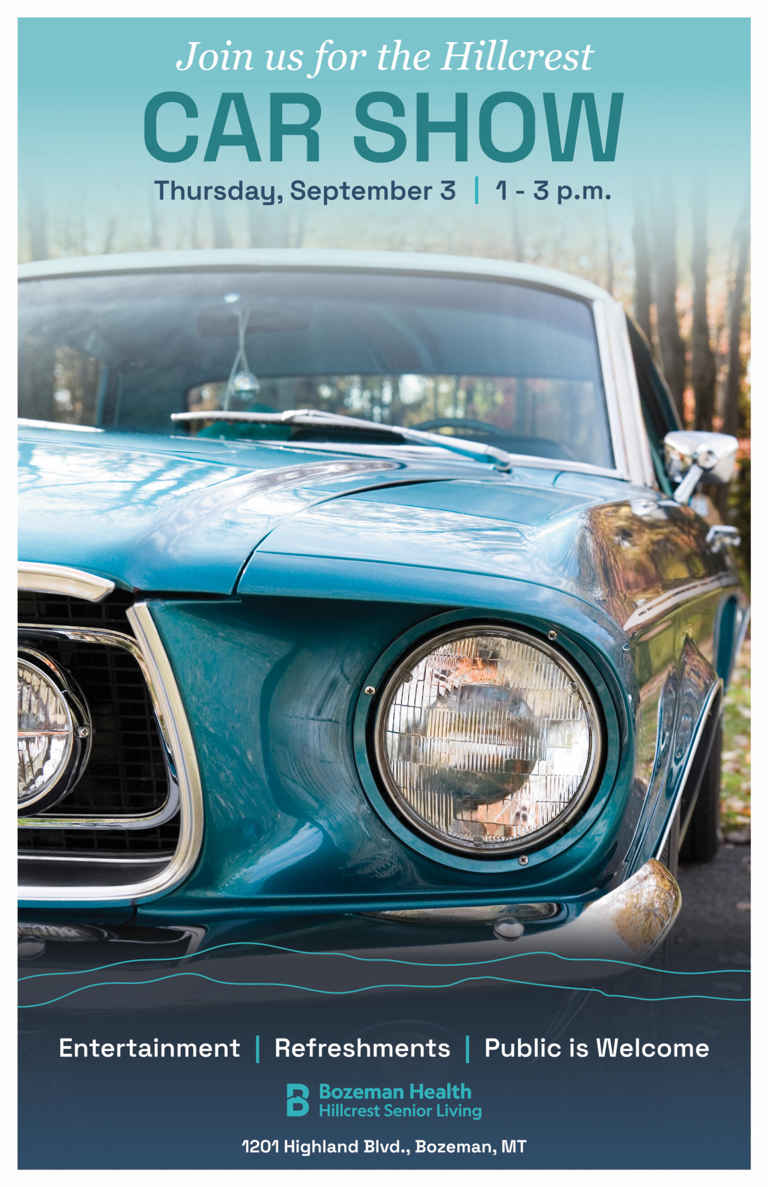 Hillcrest Car Show Poster